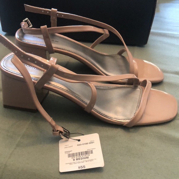 NWT Worthington heeled sandals size 9 nude - Picture 5 of 5